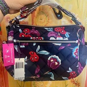 Vera Bradley:  On the Go Crossbody SKU 25227-U03 / Mayair in Bloom - NWT!!